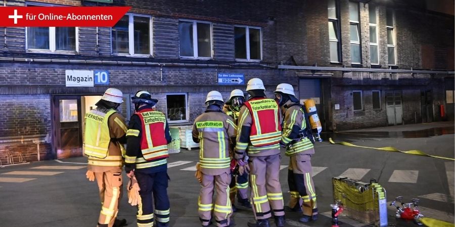 Feuerwehrübung der Freiwilligen Feuerwehr Bad Hönningen mit der Werkfeuerwehr der Firma Kandelium (Foto: Matthias Lemgen)